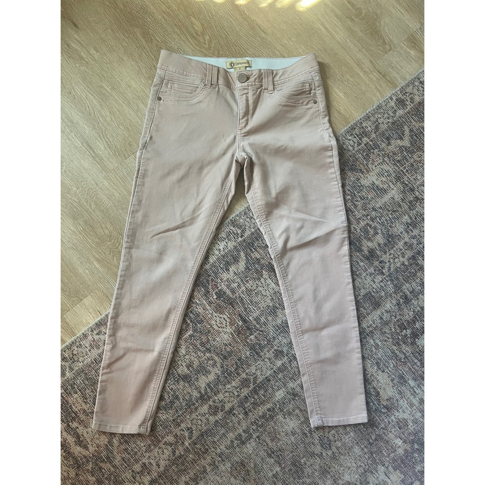 Democracy Ab Solution Skinny Jeans Women's Size 8 Blush Pink Stretch Ankle Pants
